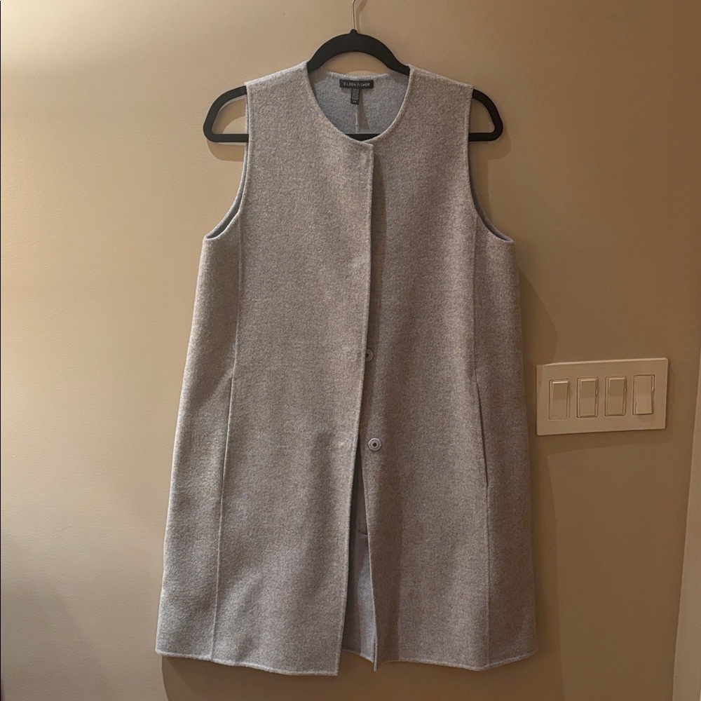 Eileen Fisher double faced wool vest